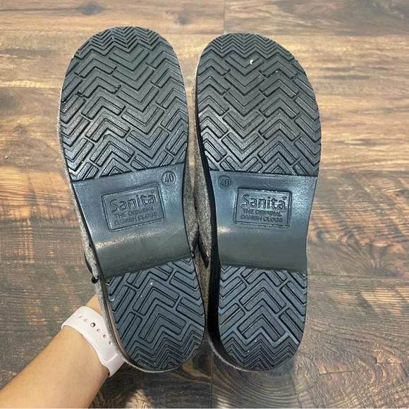 Ava Wool Clog Tan/Stone Size 40/US Size 8.5-9 - Picture 4 of 8